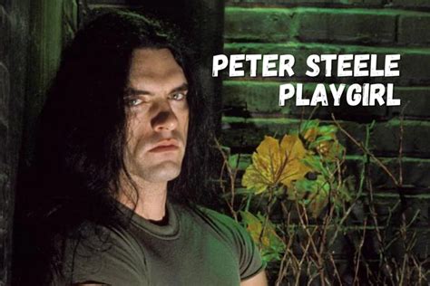 peter steele play girl|Exploring the Legacy and Impact of Peter steele playgirl Feature